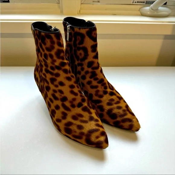 The Kooples Animal Print Ankle Booties 39 8.5 - Picture 2 of 12